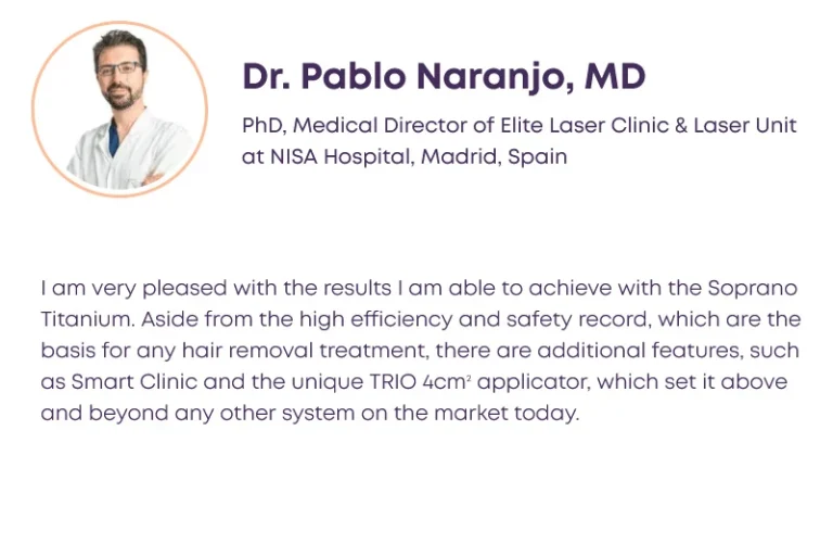 Pablo_Soprano Titanium Special Edition Hair Removal Solution Alma